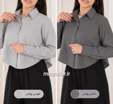 شومیز کراپ هلالی مازراتی و کرپ بزیاق